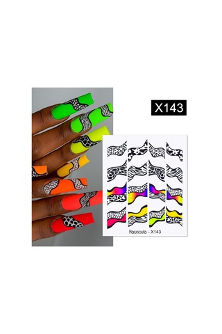 Su Transferli Nail Art Sticker X143 53925-9