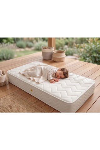 Ratemo Lüx Ortopedik Bebek Yatağı 70x140x20 CM Ekstra Kalın 20 CM Konfor Pedli 70 x 140 CM