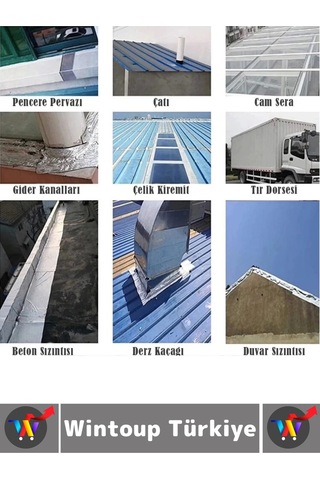 Ultra Güçlü Su Geçirmez Isıya Dayanıklı Alüminyum Folyo İzolasyon Tamirat 72 Mm X 2 Metre Çamur Bant