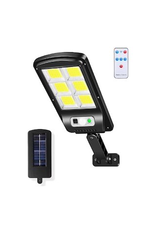 Güneş Enerjili Kumandalı 3 Modlu Dış Mekan Projektör Aydınlatma