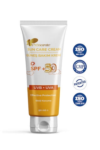 Prosante Güneş Bakım Kremi Spf +50 Çocuk Etkili Koruma 50ml