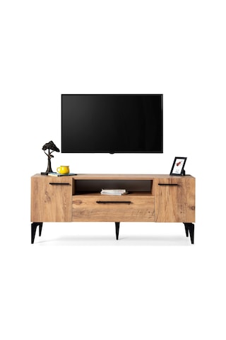 Nil Modern Kapaklı Tv Sehpası 138 Cm Gri