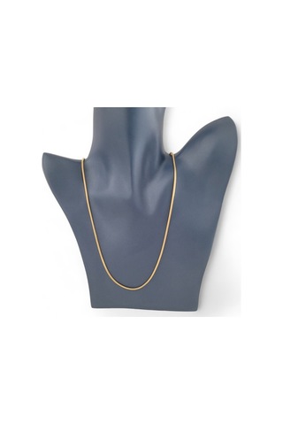 İtalyan Zincir 60 Cm Çelik Kolye Altın Rengi Gold