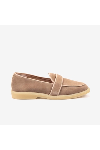 Kemal Tanca Kadın Loafer T101 Vizon