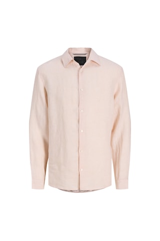 Jack & Jones Erkek Relaxed Fit Uzun Kollu Gömlek - Lawrence - 12293563 Impatiens Pink