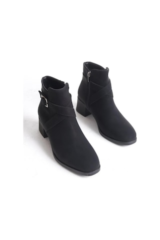 Papuçcity Sprs 02969 Kadın 5,5 Cm Topuklu Bot 001