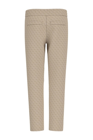Guess Erkek Parimo Regular Fit Monogram Desenli Aktif Eşofman Altı - Bej Çok Renkli