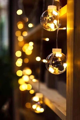 Buradanaldım 12 Toplu Animasyonlu Küre Perde Led 3 M