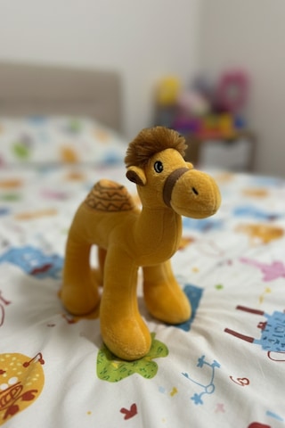 Sevimli Deve Peluş Oyuncak 20 Cm Çok Renkli