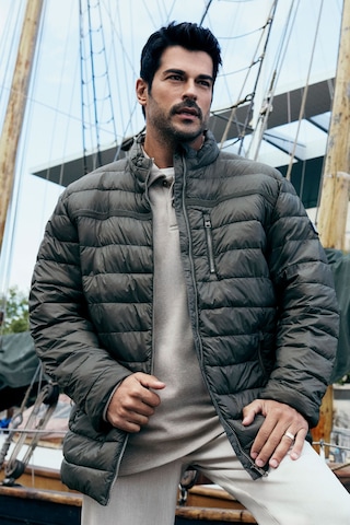 Altınyıldız Classıcs Erkek Hakı Standart Fit Normal Kesim Dik Yaka Yan Cepli Casual Mont Haki