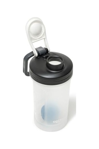 Sızdırmaz Tasarımlı 590 Ml Kapasiteli Spor Shaker, Siyah