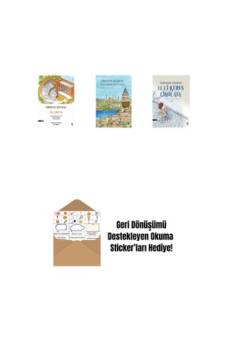 Üç Oyun + İstanbul İstanbul Ciltli + Elli Kuruş Çikolata + Okuma Sticker'ları