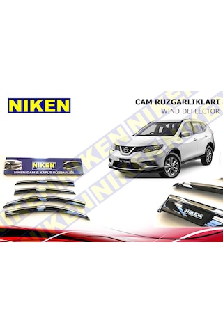 Nissan X-Trail Kromlu Cam Rüzgarlığı Niken 2015 Sonrası