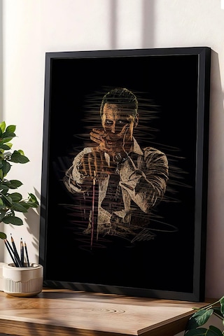Joker Portre Çerçeveli Tablo - Estetik Poster