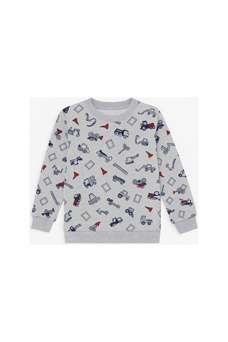 Beka Kids Erkek Çocuk Desenli Pijama Takımı %100 Pamuklu Ve Esnek Pijama Takımı Krem