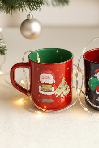 Santa Party 2'li Kupa Seti 250 Cc Renkli