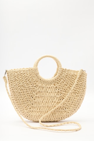 Medıum Hasır El Çantası Bej Ss25cnt00035-24 Bej