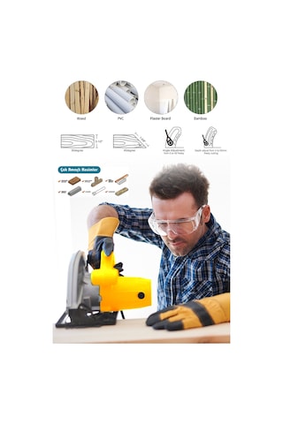 Assur ASR706-02-08 1400W Elektrikli 185mm Daire Testere Sarı