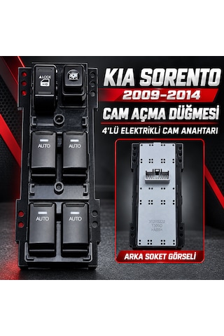 Kia Sorento Cam Düğmesi Kia Sorento Cam Düğmesi