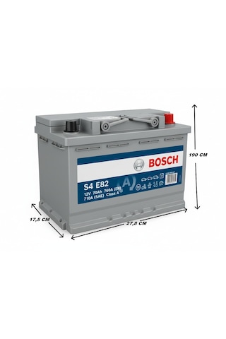Bosch 12 V 70 Ah 760 Cca Start-stop Efb Akü-2026