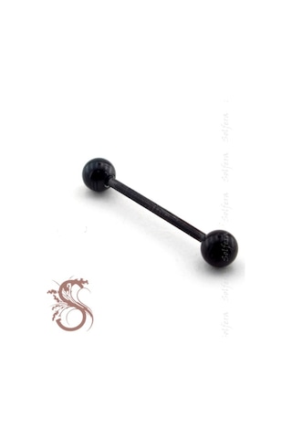 Solfera Vücut Piercing 28 Mm Siyah Kulak P357 Siyah