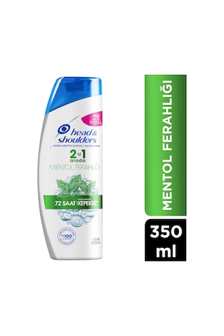 Head & Shoulders 2 in 1 Mentol Ferahlığı 72 Saat Kepeksiz Şampuan 350 ML