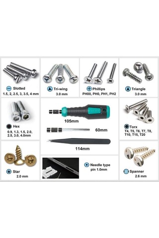Proskit Sd-9826 33 İn 1parça Tornavida Bit Set