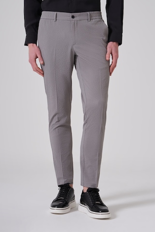 Morven Erkek Gri Trend Gofre Slim Fit Pantolon 26ys003001100 Gri