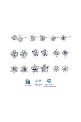 Novahub 925 Ayar Gümüş Pembe Sarı Damla Küpe, 7a Zirkon, Düğün/parti Hediyeleri Kadınlar İçin H Pembe