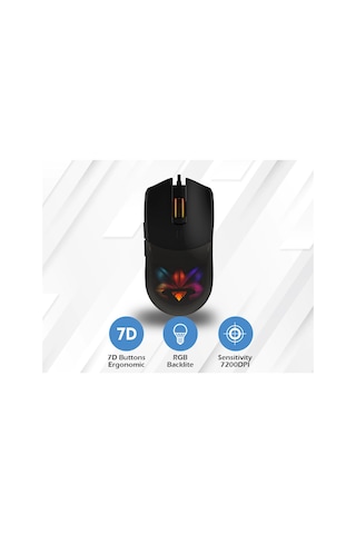 Jedel GM1320 Işıklı Kablolu RGB Oyuncu Mouse