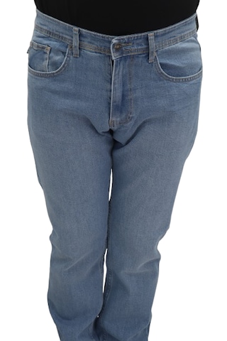 Hacker Jeans Hacker Dmctekstil Erkek 1010 Yüksek Bel Normal Kesim Boru Paça Jean Pantolon Açık Mavi