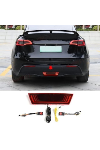 Autogp Tesla Model Y Tampon 3. Stop Lambası Ledli