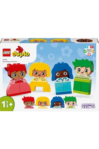 LEGO® DUPLO® İlk Büyük Duygularım 10415 1½+ Eğitici Oyuncak Yapım Seti - 23 Parça