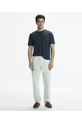 Yargıcı Relax Fit Non-denim Cep Detaylı Pantolon Ekru