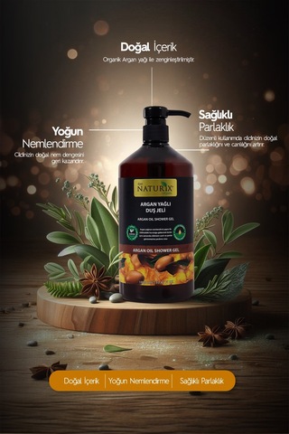 Bergamot Yasemin & Argan Yağlı Duş Jeli 2'li Set Nemlendirici Ve Ferahlatıcı Bakım - 2x1000ml Bergamot - Yasemin