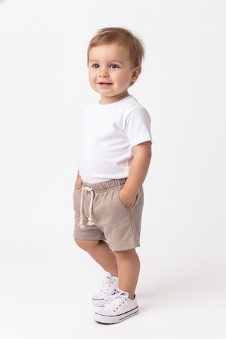 MiaBaby Bebek Müslin Şort Bej