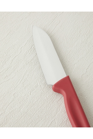 English Home Titan Steel Paslanmaz Çelik Bıçak 12 Cm Kırmızı Kırmızı