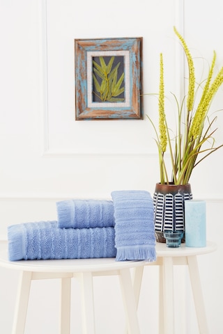 Sadem Organik Linden Havlu 30x50 Cm Mavi