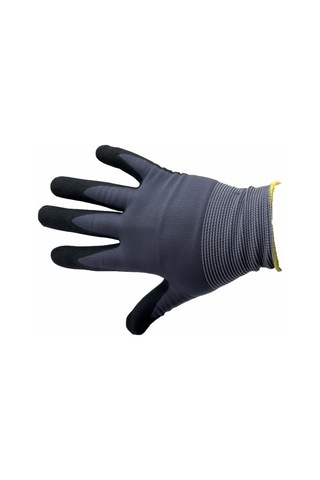 12 Adet S-m Mikro Puanlı Eldiven Koruyucu İş Eldiveni Siyah