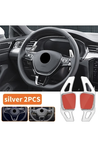 Vw Taigo Direksiyon Kulakçık Gümüş Renk