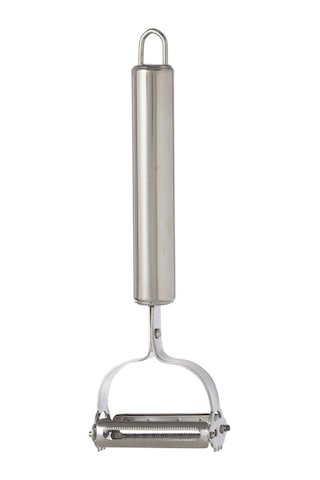 Mudo Home Handy Metal Saplı Çıftlı Taraflı Soyacak Gri