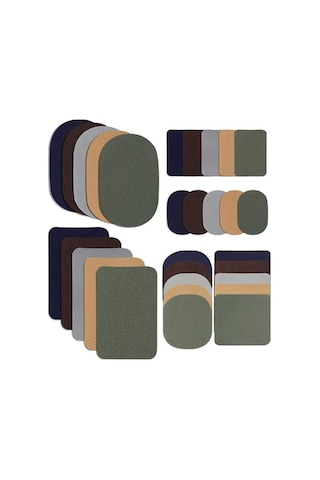 Nt 5 Farklı Renkte 30 Adet Ütüyle Yapışan Yamalar