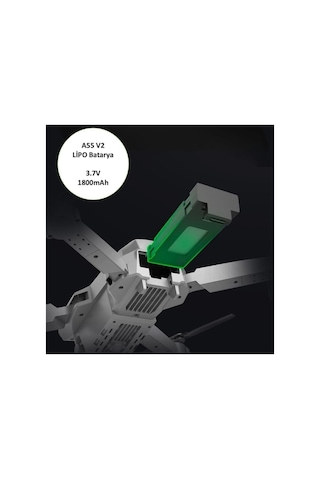 A55 V2 Uyumlu Drone Batarya Tek Ebat