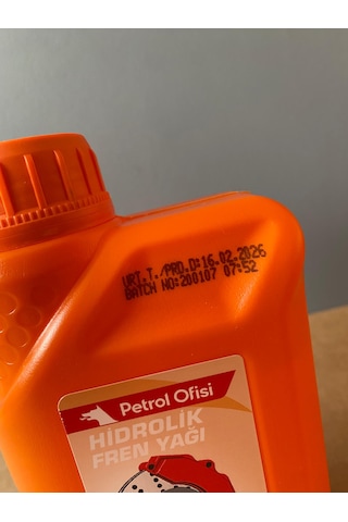 Petrol Ofisi Dot 4 Hidrolik Fren Yağı 400ml 16/02/2026 Üretim