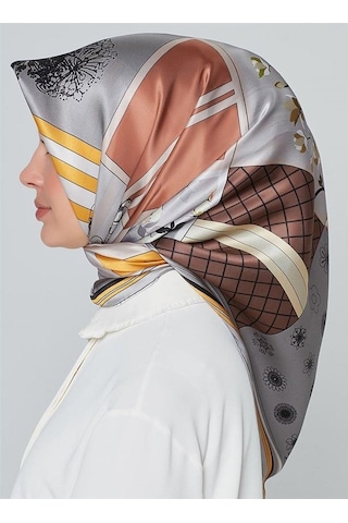 Armine İpek Eşarp Nostalji - 8303-37 Twill - 8128-21