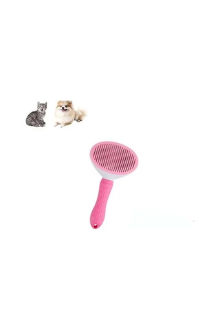 Otomatik Kolay Temizlenen Evcil Hayvan Tarağı Fırçası Kedi Fırçası Köpek Fırçası Tarağı Ebat: 19 Cm X 10 Cm