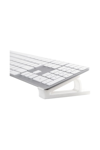 Ergonomik Klavye Standı 2 Parça - Masaüstü Klavye Yükseltici - Konforlu Yazım Açısı - Ev, Ofis