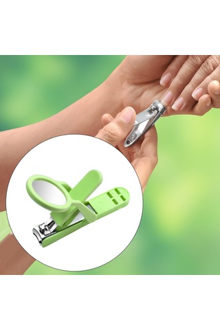 Dolıty Büyüteçli Tırnak Makası Çocuklar Için Yeşil