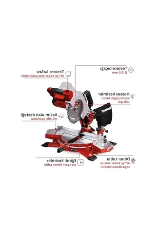 Akülü Gönye Kesme Testeresi - 210 Mm, Hafif Ve Taşınabilir