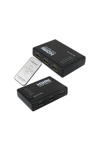 Powermaster 5 Giriş 1 Çıkış Hdmı Toplayıcı Swıtcher